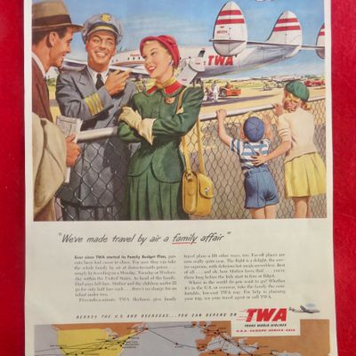 1950 Trans World Airlines (TWA) with Kids & Planes