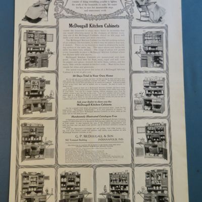 1905 McDougall Kitchen Cabinets with Many Cabinets