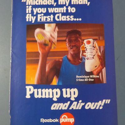 1991 Reebok Pump with Dominique Wilkins