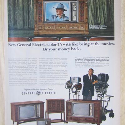 1969 General Electric Color TV w/ El Matador Model