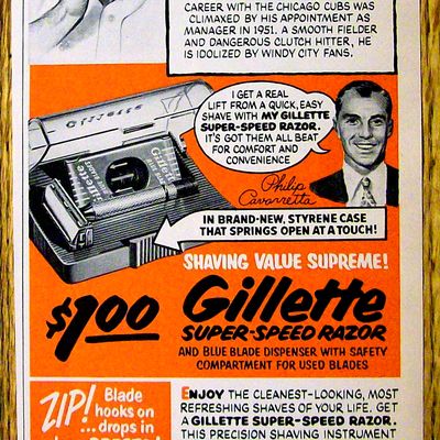1952 Gillette Razor with Phil Cavarretta (Chicago Cubs)