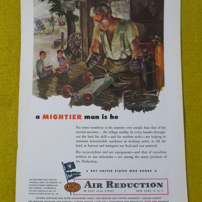 1945 Air Reduction with A Mightier Man Is He