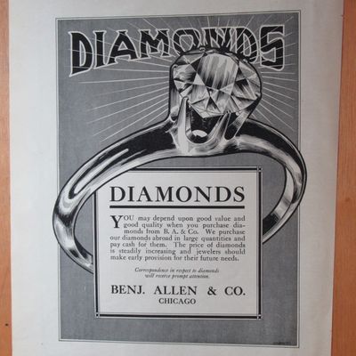 1913 Benjamin Allen & Company with Diamonds