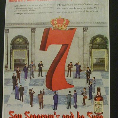 1952  Seagram's  7  Crown  Whiskey