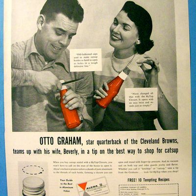 1956 Alcoa Aluminum With Quarterback Otto Graham