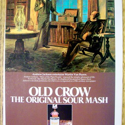 1980 Old Crow Whiskey with Andrew Jackson