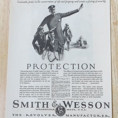 1927 Smith & Wesson With Officer & Kids
