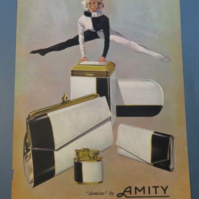 1962 Amity Leather Product with Wallet, Lighter & More