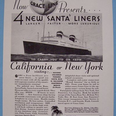 Vintage Ad: 1932 Grace Line