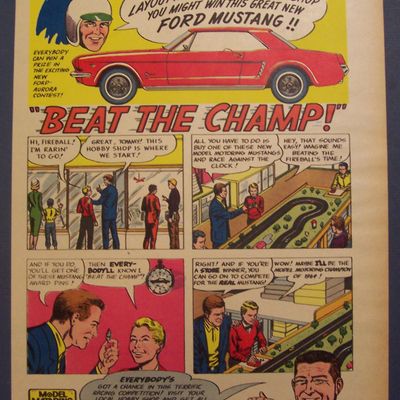 1964 Aurora Plastics with Glenn Fireball Roberts