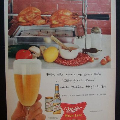 1956  Miller  High  Life  Beer