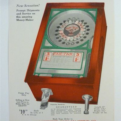 1932 Northwest Coin Machine with Fan-Tan