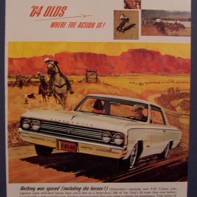 1963 Oldsmobile Ad with The F-85 Cutlass