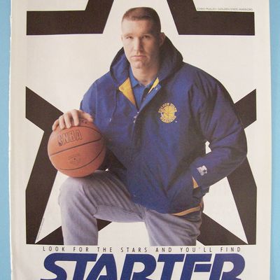 Vintage Ad: 1992 Starter Jackets w/ Chris Mullin