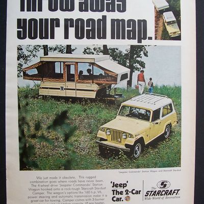 Vintage Ad: 1970 Jeep - The  2 - Car Car