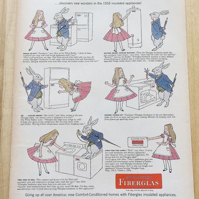 1958 Owens Corning Fiberglas w/Alice In Insulation Land