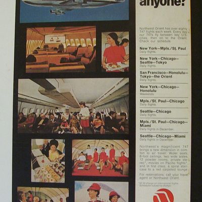 1970  Northwest  Orient  747