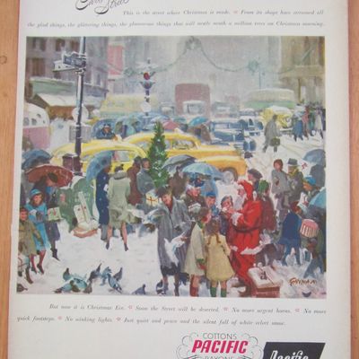 1948 Pacific Mills with Christmas Street