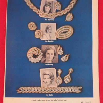 1963 Jewels By Trifari with Different Jewelry