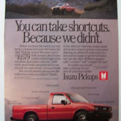 Vintage Ad: 1989 Isuzu Pickups