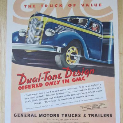 1937 General Motors Trucks with Dual Tone Design