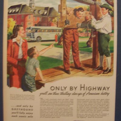 Vintage Ad: 1946  Greyhound