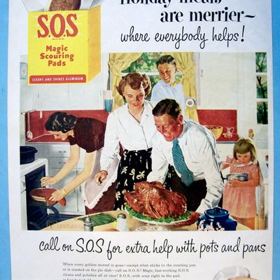 1951 S.O.S. Magic Scouring Pads By Douglas Crockwell