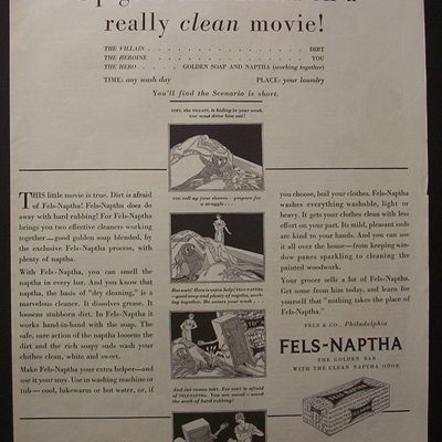 1928  Fels  Naptha  Bar  Soap