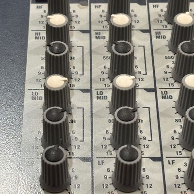 Professional Multi-Channel Audio Mixing Console with EQ Controls