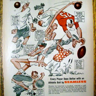 Vintage Ad: 1959 Seamless Athletic Ball
