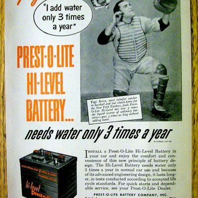 1951 Prest - O- Lite with Yogi Berra