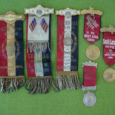 Lady of Maccabees Ohio Fraternal Badges