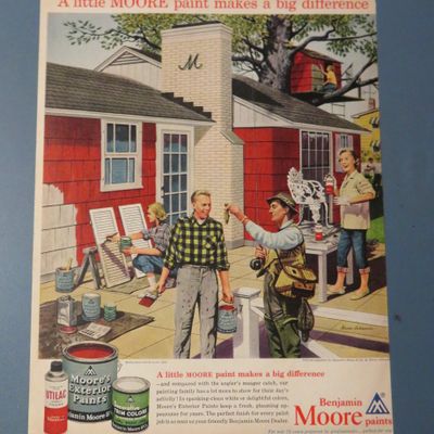1960 Benjamin Moore Paints By Stevan Dohanos