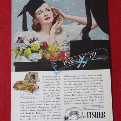 1939 Body By Fisher with Woman Graduating