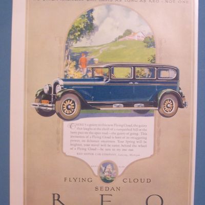 Vintage Ad: 1927  REO Motor Car Company