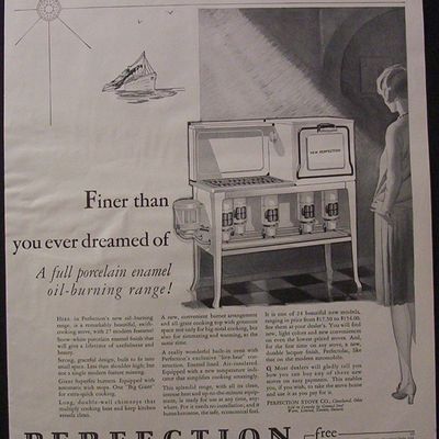1928  Perfection  Oil  Burning  Ranges