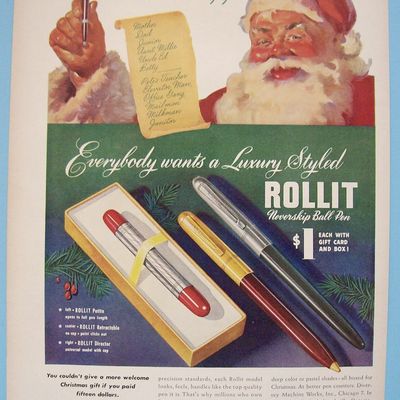 Vintage Ad: 1948 Roll It Ball Pen