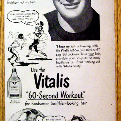 Vintage Ad: 1948 Vitalis with Sid Luckman