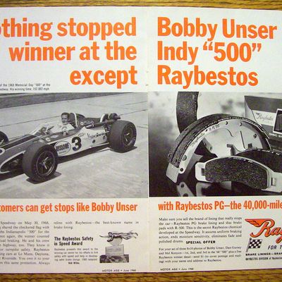 1968 Raybestos Brake Lining with Bobby Unser
