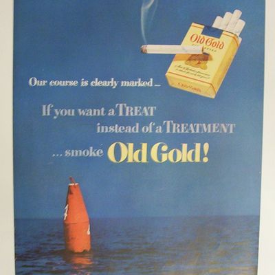 1951  Old  Gold  Cigarettes