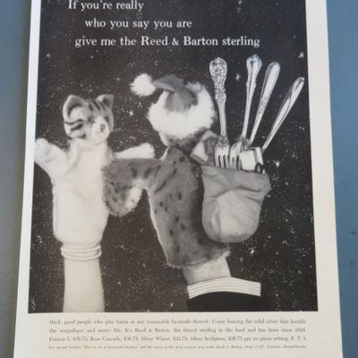 1957 Reed & Barton Sterling with Puppets & Silverware