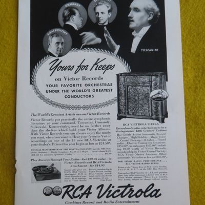 1938 RCA Victrola with Toscanini, Stokowski & More