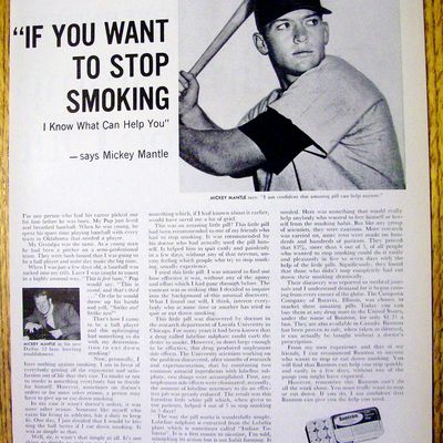 1959 Bantron with Baseball's Mickey Mantle (New York)