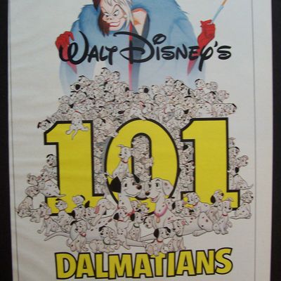 1985 Walt Disney's 101 Dalmatians with Cruella DeVille