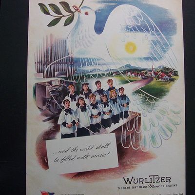 Vintage Ad: 1943  Wurlitzer  Company