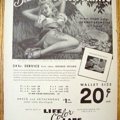Vintage Ad: 1949 Life Color Labs