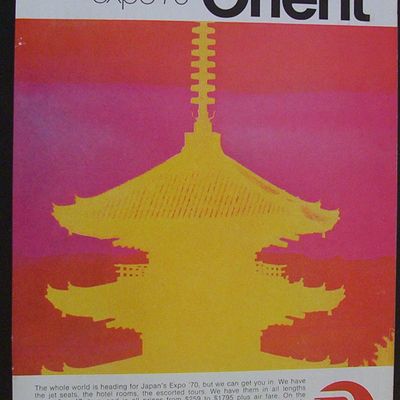 1970  Northwest 's  Expo  '70   Orient