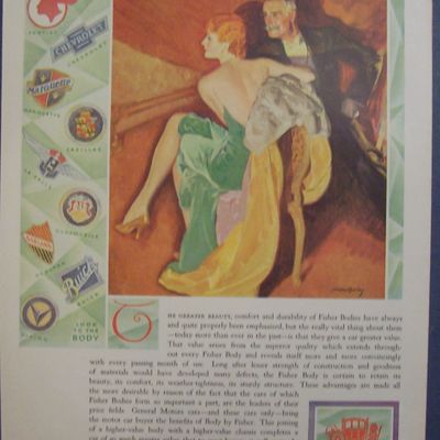 Vintage Ad: 1930  Body  By  Fisher