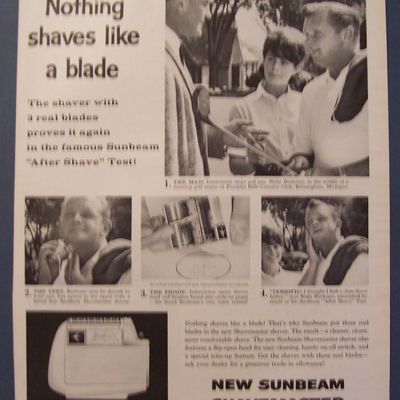 1961  Sunbeam  Shavemaster w/  Wally  Burkemo