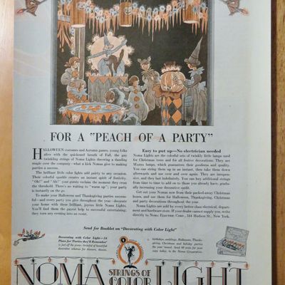 1928 Noma Lights With Halloween Party